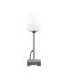 Outlet: Lucca Lounge Udendørs Gulv/Bord Lampe E27, H59, IP44 i Grå - Konstsmide