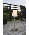 Outlet: Lucca Lounge Udendørs Gulv/Bord Lampe E27, H59, IP44 i Grå - Konstsmide