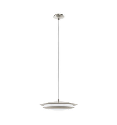 Outlet: EGLO Moneva Connect Wifi/BT Pendel Lampe 18W Ø405 mm I Børstet Stål