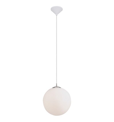 EGLO Rondo Pendel lampe Ø300 mm Til E27 i Opal Hvid