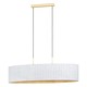 Outlet: EGLO Tamaresco Pendel lampe Til E27 i Messing/Hvid