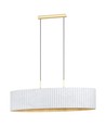 Outlet: EGLO Tamaresco Pendel lampe Til E27 i Messing/Hvid