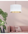 Outlet: EGLO Tamaresco Pendel lampe Til E27 i Messing/Hvid