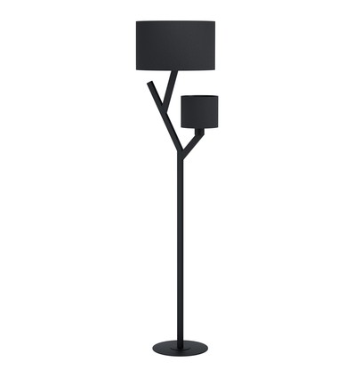 Outlet: EGLO Balnario Gulvlampe Til 2xE27 H163 i Sort