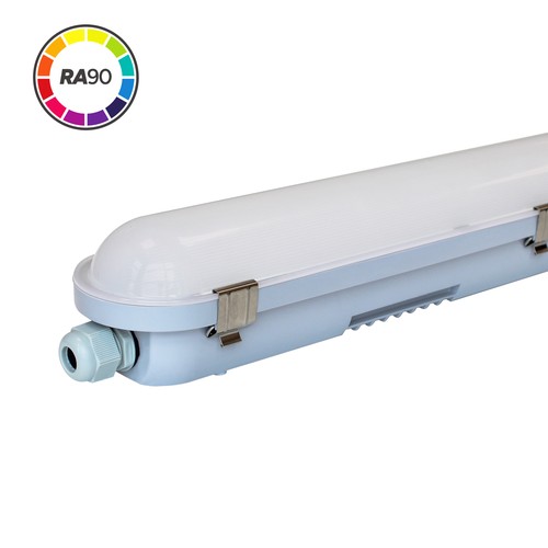 120 cm armatur HiCRI - RA90, 40W, gennemfortrådet, IP65