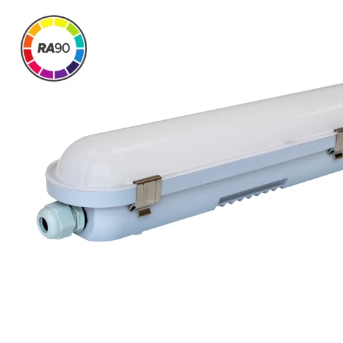 150 cm armatur HiCRI - RA90, 60W, gennemfortrådet, flicker fri, IP65