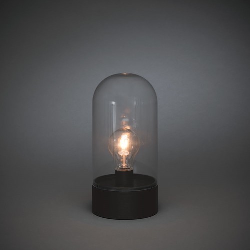 B/O Lanterna Batteri LED Bordlampe i Sort - Konstsmide