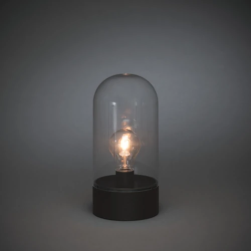 Outlet: B/O Lanterna Batteri LED Bordlampe i Sort - Konstsmide