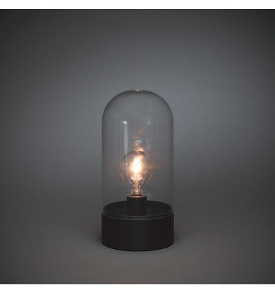 B/O Lanterna Batteri LED Bordlampe i Sort - Konstsmide