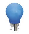 Farvede B22 LED Pære På 1W i Blå, Ø55, 230V - 360°