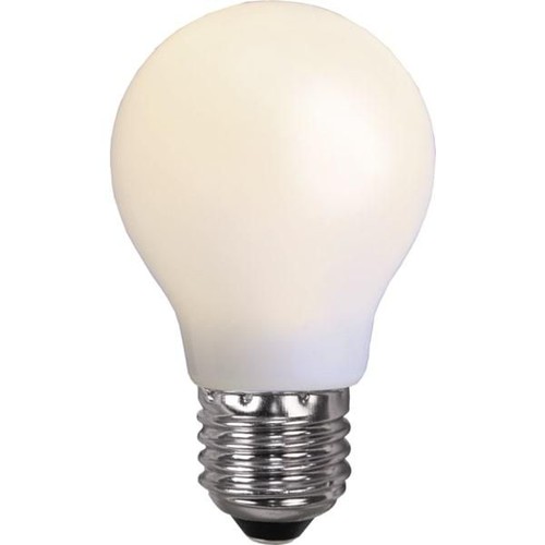 Hvid/Opal E27 LED Pære På 1W, Ø55, 230V - 360°