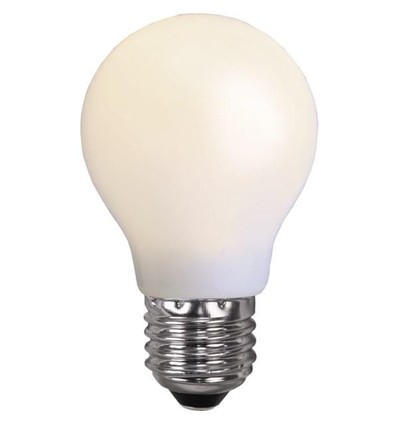 Hvid/Opal E27 LED Pære På 1W, Ø55, 230V - 360°