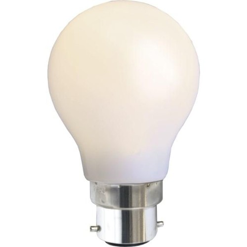 Hvid/Opal B22 LED Pære På 1W, Ø55, 230V - 360°
