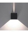 RAXON Funkis 10 Kube udendørs LED væglampe på 6W, IP65, Ra90 - Sort