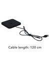 SH Genopladelig CCT LED Bordlampe i Sort (2000K/2700K/4000K)