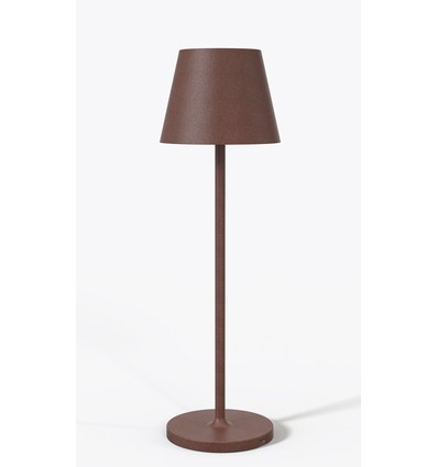 CALIDA Mini Opladelig Udendørs Bordlampe i 2700K, Ra97, Dæmpbar - Corten