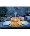 CALIDA Mini Opladelig Udendørs Bordlampe i 2700K, Ra97, Dæmpbar - Corten