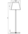 CALIDA Mini Opladelig Udendørs Bordlampe i 2700K, Ra97, Dæmpbar - Corten