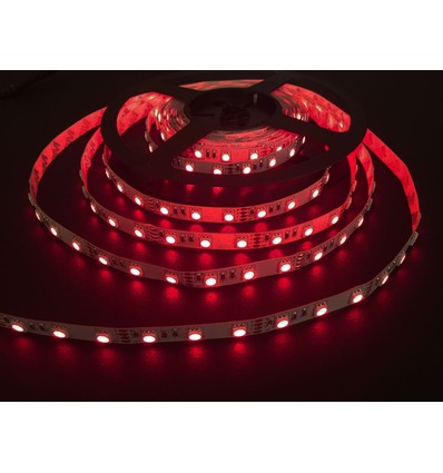 5m 10W/m Infrarød 850 nm LED strip - 24V DC, IP20, 120 LED pr. meter