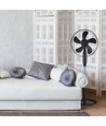 55W Stålventilator - med 410mm rundfod, 4 knapper, 5 blad (16 tommer)