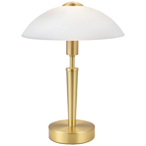 Outlet: EGLO Solo1 Bordlampe Med Touch dæmp E14 i Stål/Messing