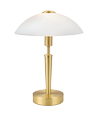 Outlet: EGLO Solo1 Bordlampe Med Touch dæmp E14 i Stål/Messing
