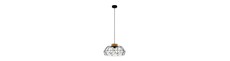 Outlet: EGLO Padstow Pendel Lampe Ø45 Til E27 i Træ/Sort