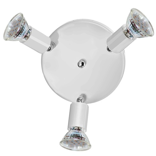 Outlet: EGLO Mini Rundel Ø145 mm Med 3x3W Med GU10 I Hvid