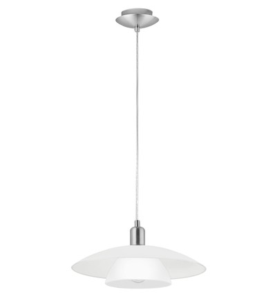 Outlet: EGLO Brenda Pendel lampe E27 Ø320 mm I Hvid
