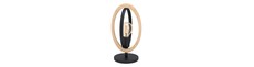 Outlet: EGLO Basildon Bordlampe Til E27 i Træ/Sort