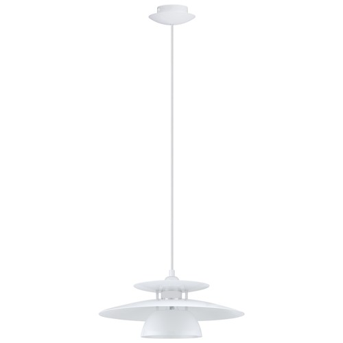 Outlet: EGLO Brenda Pendel Lampe E27 Ø430 mm I Mat Hvid