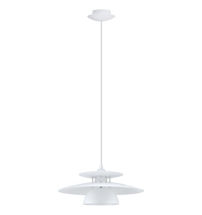 Outlet: EGLO Brenda Pendel Lampe E27 Ø430 mm I Mat Hvid