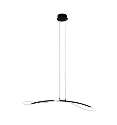Outlet: EGLO Egidonella LED Pendel Lampe 20W i Sort/Hvid
