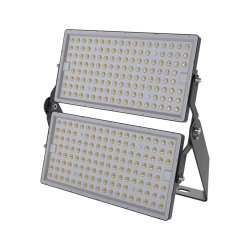 500W LED Projektør - 135lm/W, IP65, stadion, baner og store områder, 1m kabel