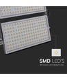 500W Super High Power LED Projektør - 1m Kabel, 4000K, Sort Hus, IP65, 135lm/W.
