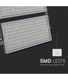 500W LED projektør - Super High Power, 1m kabel, Samsung chip, 4000K, sort hus, IP65, 135lm/W
