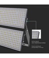 500W LED projektør - Super High Power, 1m kabel, Samsung chip, 4000K, sort hus, IP65, 135lm/W