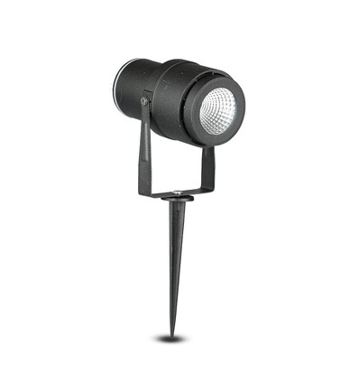 12W LED havelampe - grøn, sort hus