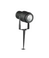 12W LED havelampe - grøn, sort hus