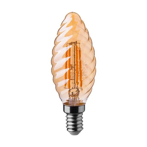 4W Kertepære E14 - Amber Dækning Twist 2200K