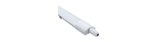 150cm vandtæt komplet LED armatur - 45W, gennemfortrådet, IP65, 230V