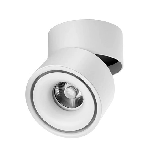 Vero 10W LED påbygningsspot – RA98, dæmpbar, hvid