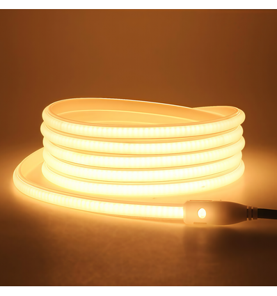 10m 9,5W/m Neon COB-LED strip - 24V DC, IP67, 280 LED pr. meter, COB LED