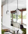 Outlet: New York Pendel Lampe Til E14 i Offwhite - Nielsen Light