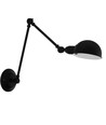 Outlet: EGLO Exmoor Væglampe 420 mm Til E27 i Sort