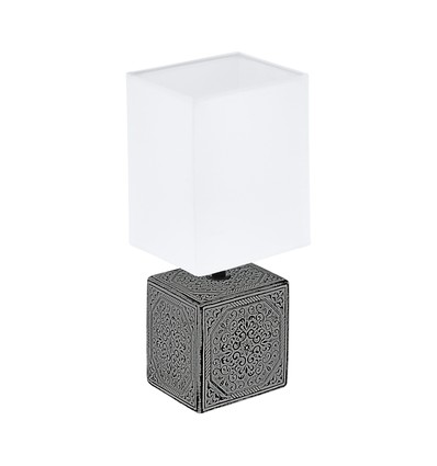 EGLO Mataro Bordlampe Til E14 i Keramik/Hvid
