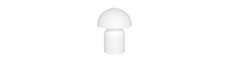 Mush LN2 Hvid bordlampe - Ø18 cm, G9, 230V, uden lyskilde