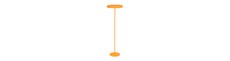 Nemo LP3 Orange gulvlampe - Ø40 cm, G9, 230V, uden lyskilde