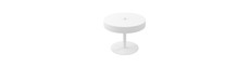 Nemo LN2 Hvid bordlampe - Ø20 cm, G9, 230V, uden lyskilde