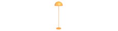 Mogu LP1 Orange gulvlampe - Ø44 cm, E27, 230V, uden lyskilde